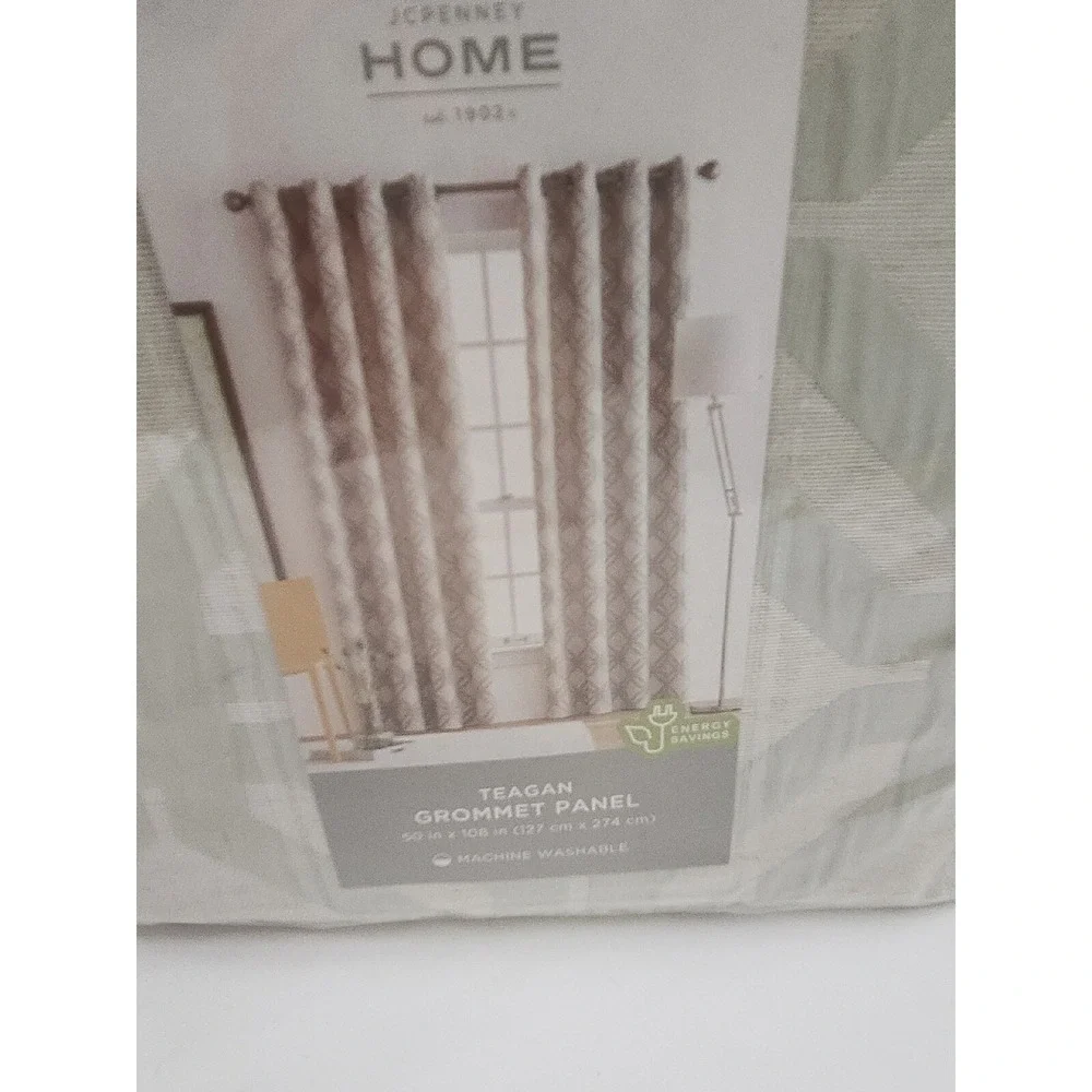 New JCPenney Home‎ Teagan Grommet Panel 50x108 Energy Savings New